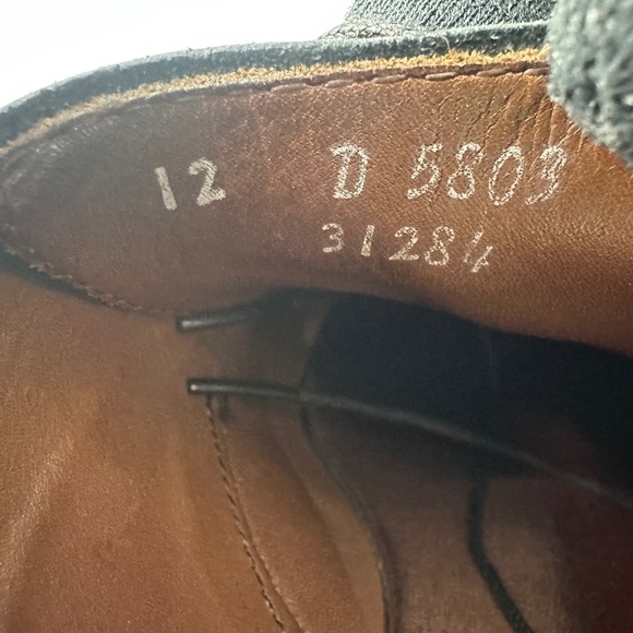 Allen Edmonds Parkway Black Leather Cap Toe Oxford Dress Shoes‎ Men\'s Size 12 D main image 8